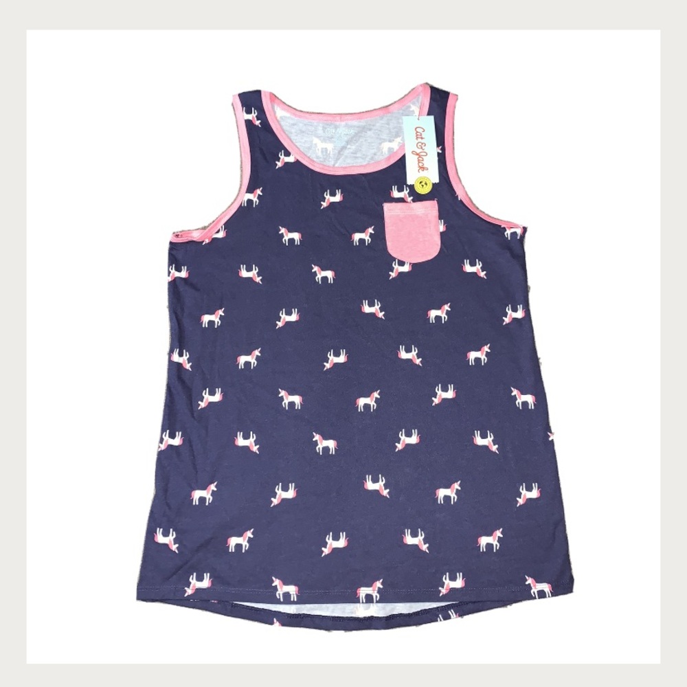 Cat & Jack Girls Unicorn Top 🦄 NWT size 14/16 XL